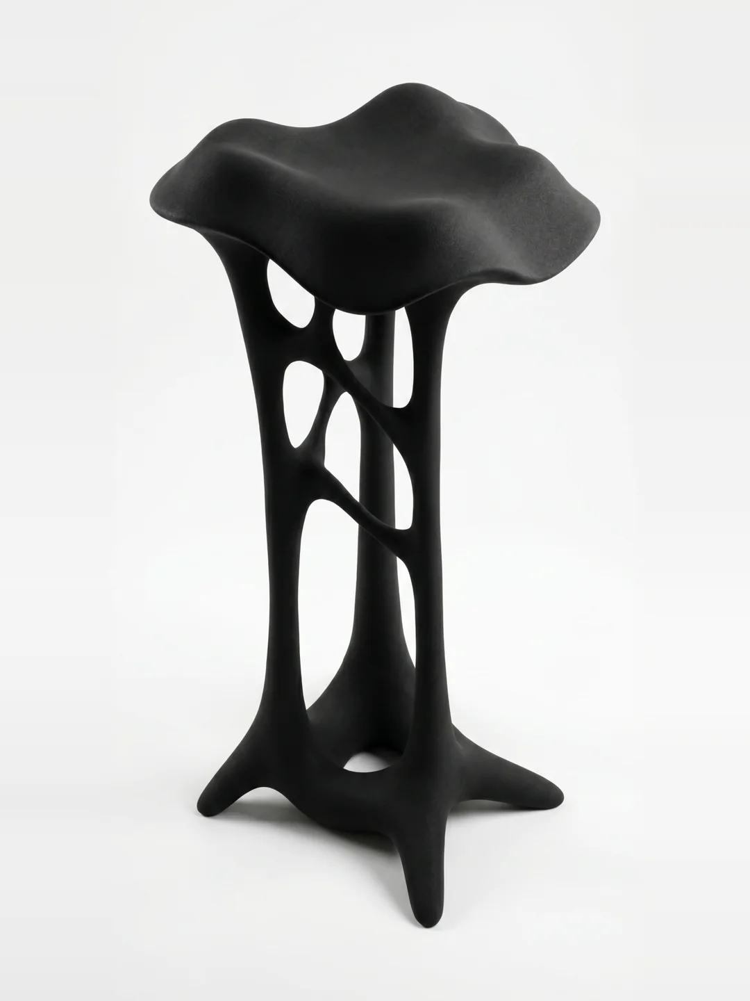 Canopy Pedestal, quartz sand, by Rollo Studio, view 2