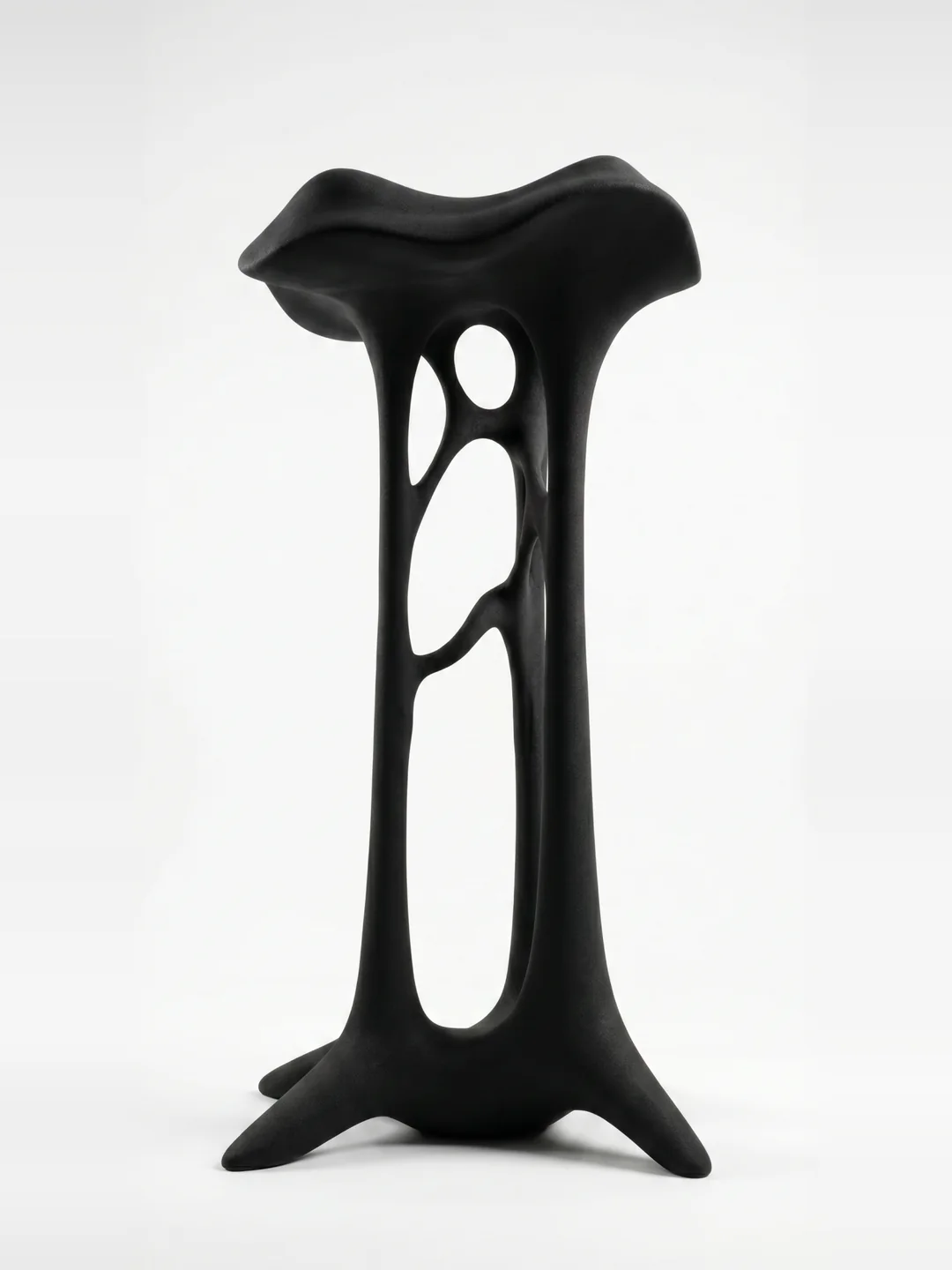 Canopy Pedestal, quartz sand, by Rollo Studio, view 3