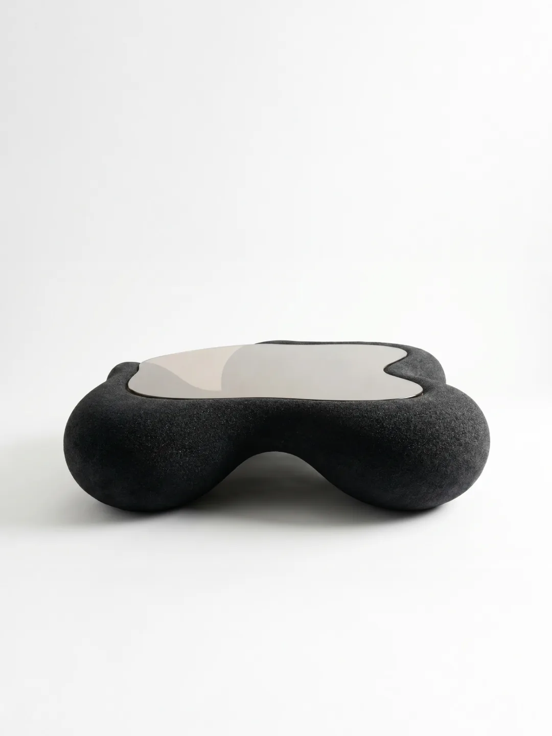 Cove Coffee Table, quartz sand, by Rollo Studio, view 3