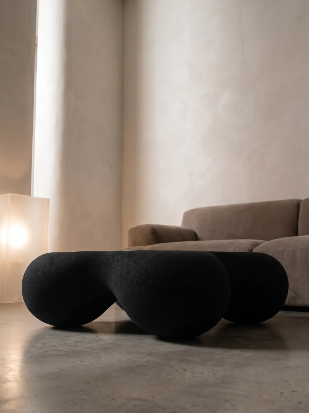 Cove Coffee Table, quartz sand, by Rollo Studio, view 8