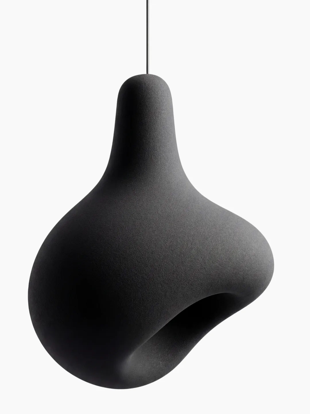 Eclipse Pendant, quartz sand, by Rollo Studio, view 4