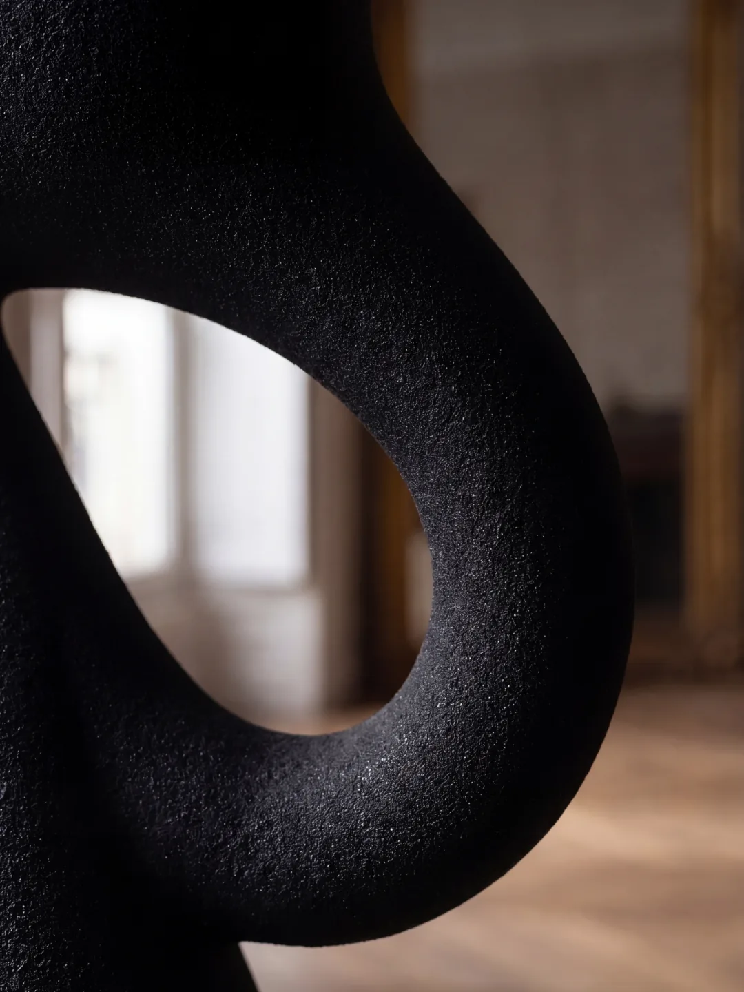 Lull Candleholder, quartz sand, by Rollo Studio, view 5