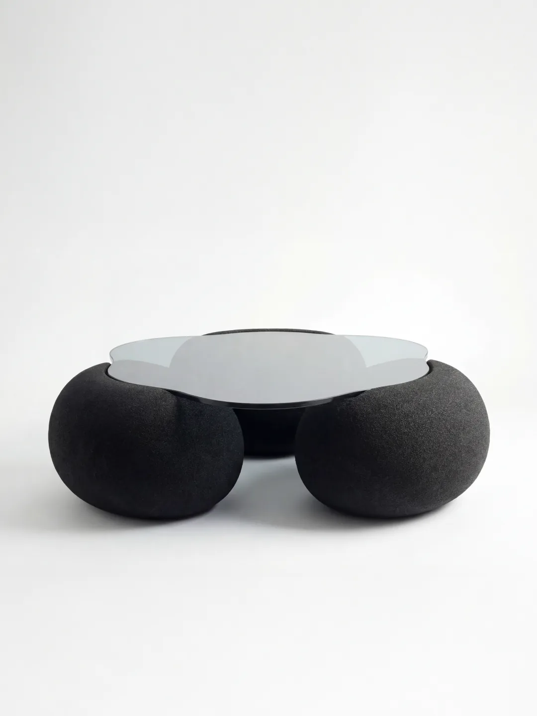 Shoreline Coffee Table, quartz sand, by Rollo Studio, view 2