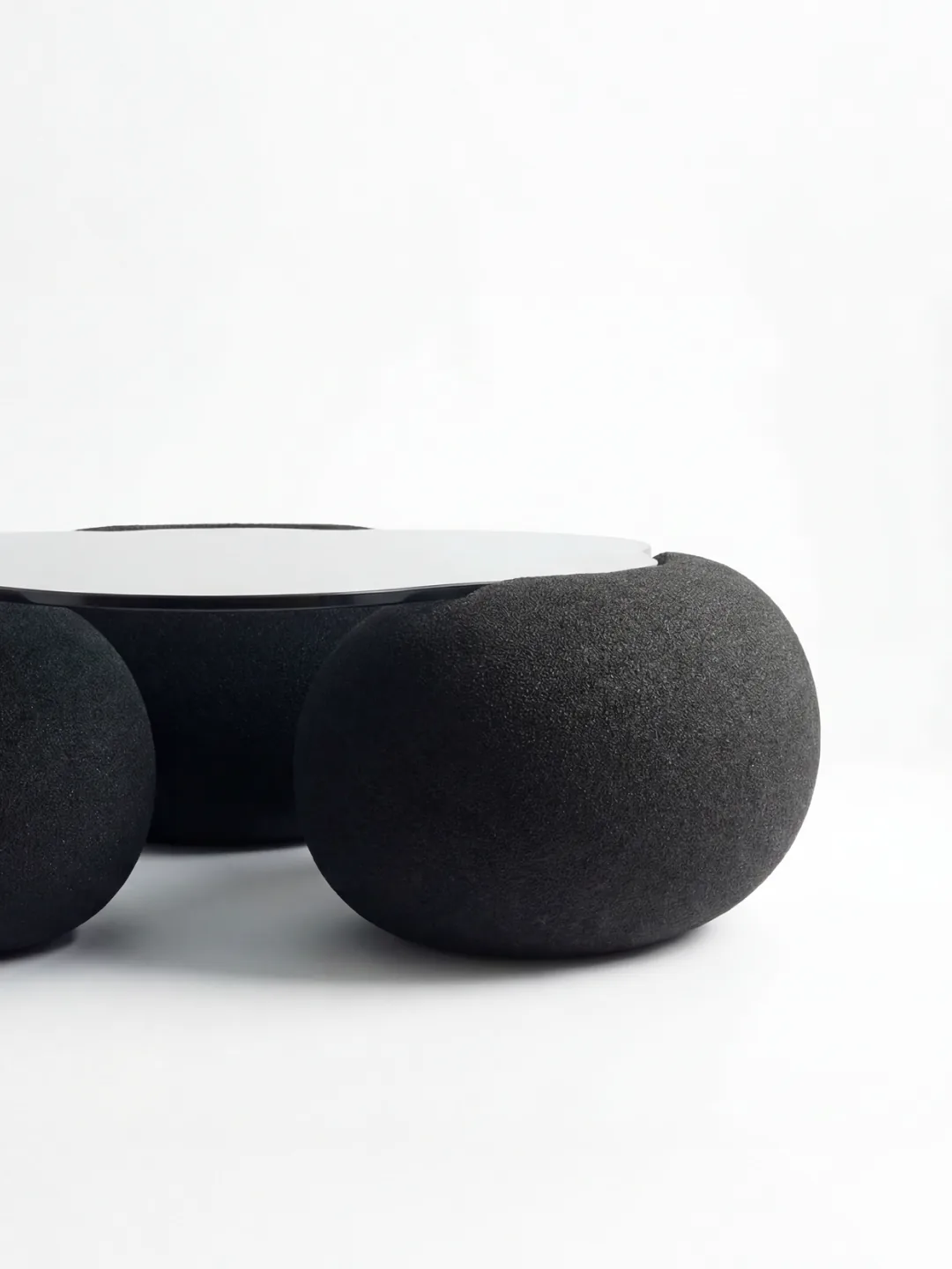 Shoreline Coffee Table, quartz sand, by Rollo Studio, view 4