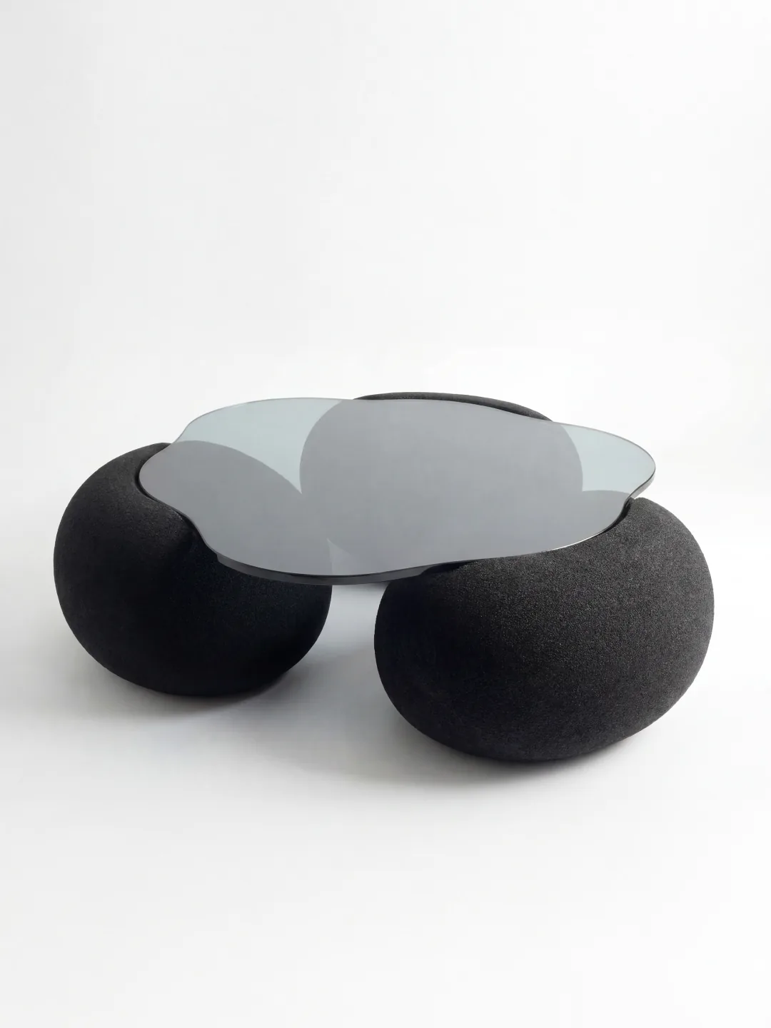Shoreline Coffee Table, quartz sand, by Rollo Studio, view 5