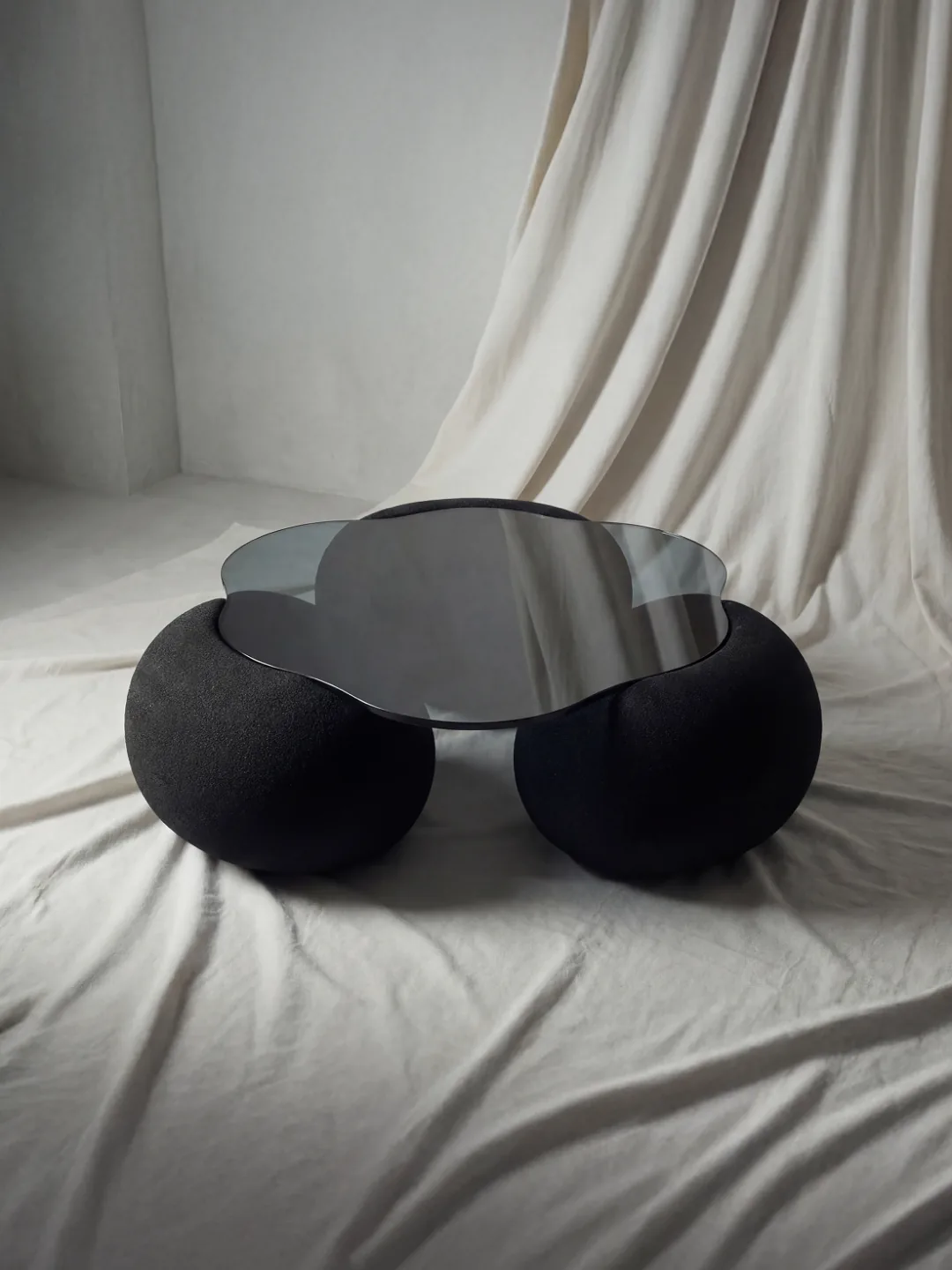Shoreline Coffee Table, quartz sand, by Rollo Studio, view 8