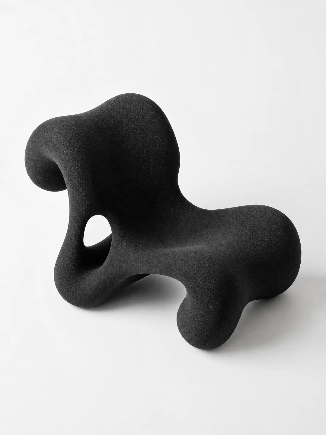 Sulky Sand Chair, quartz sand, by Rollo Studio, view 7