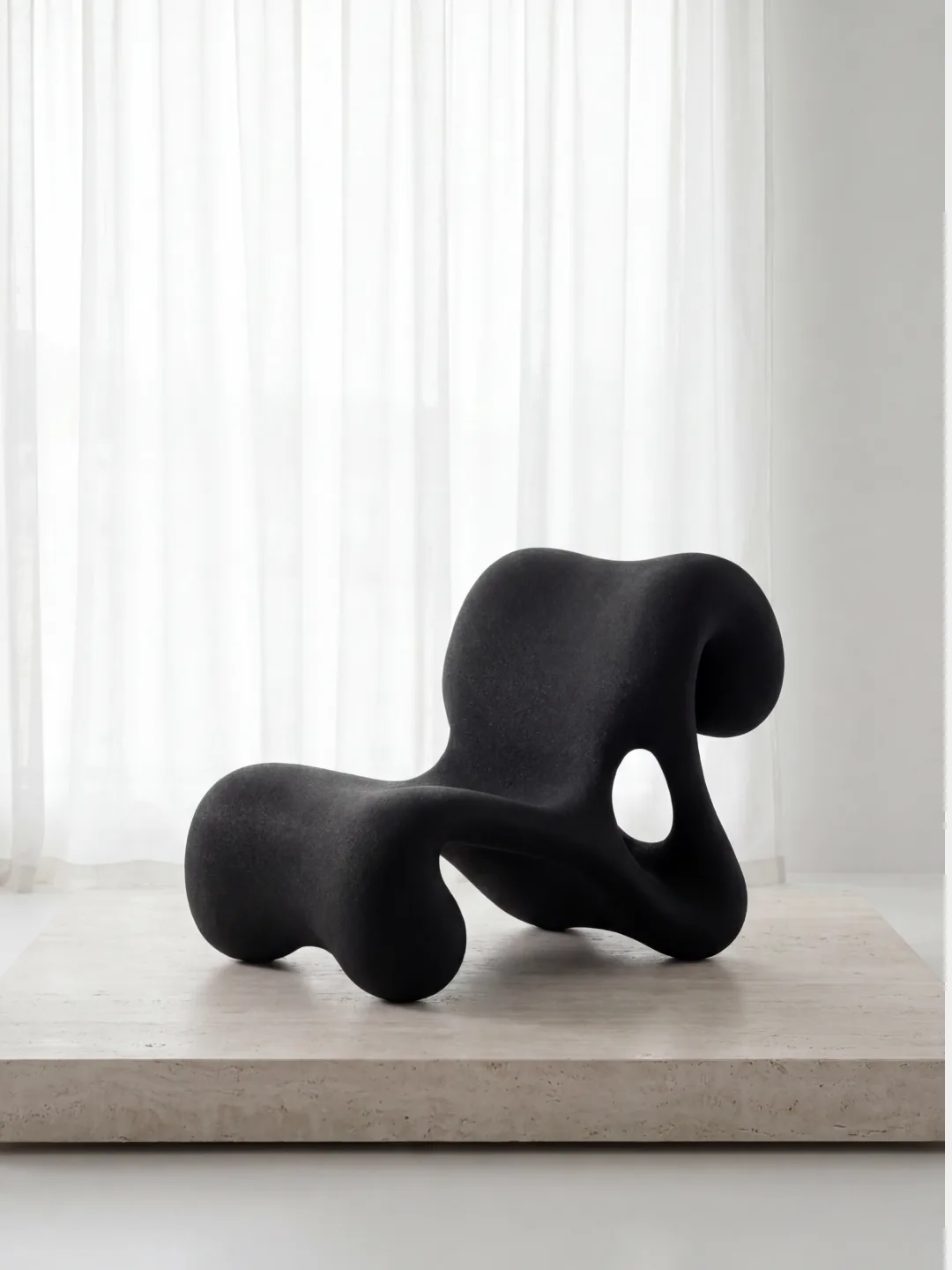 Sulky Sand Chair, quartz sand, by Rollo Studio, view 8