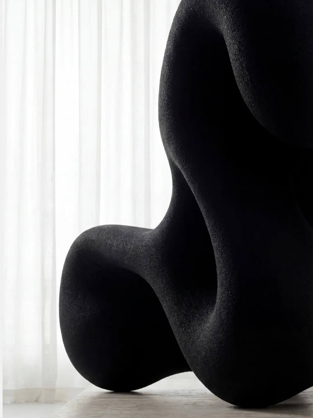 Sulky Sand Chair, quartz sand, by Rollo Studio, view 9