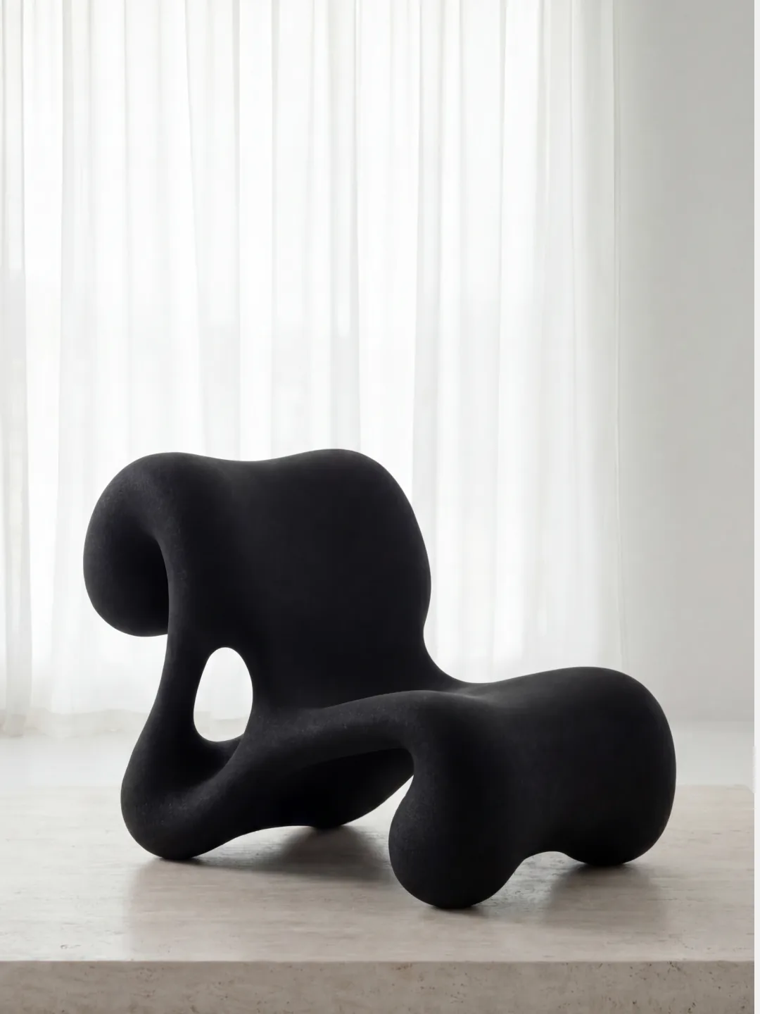 Sulky Sand Chair, quartz sand, by Rollo Studio, view 10
