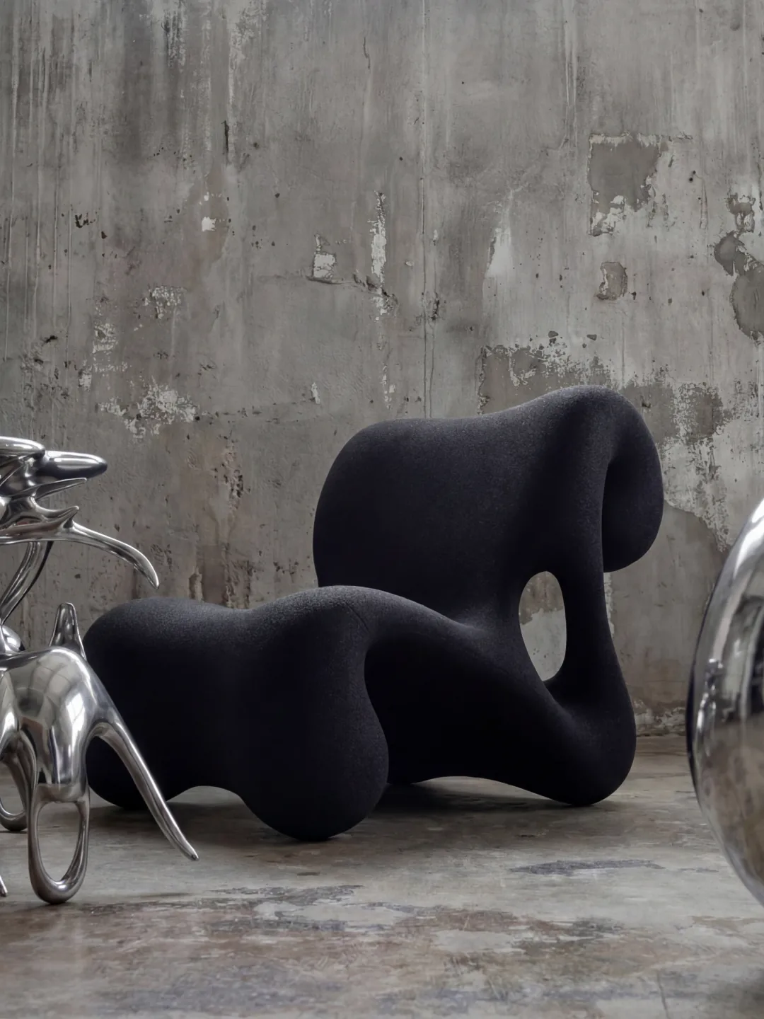 Sulky Sand Chair, quartz sand, by Rollo Studio, view 11