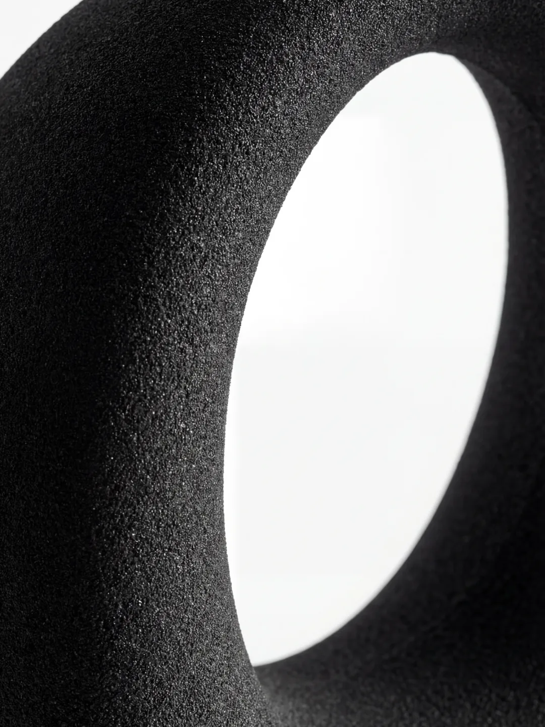 Vendi Side Table, quartz sand, by Rollo Studio, view 2