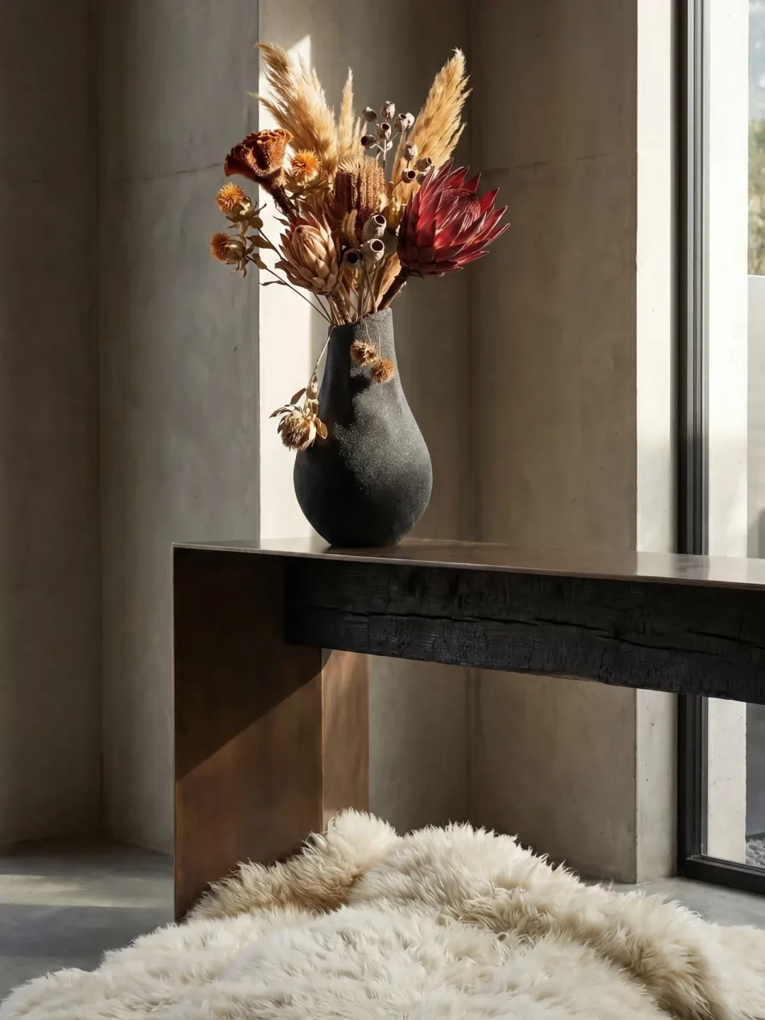Vessel V7 Vase, quartz sand, by Rollo Studio, view 6