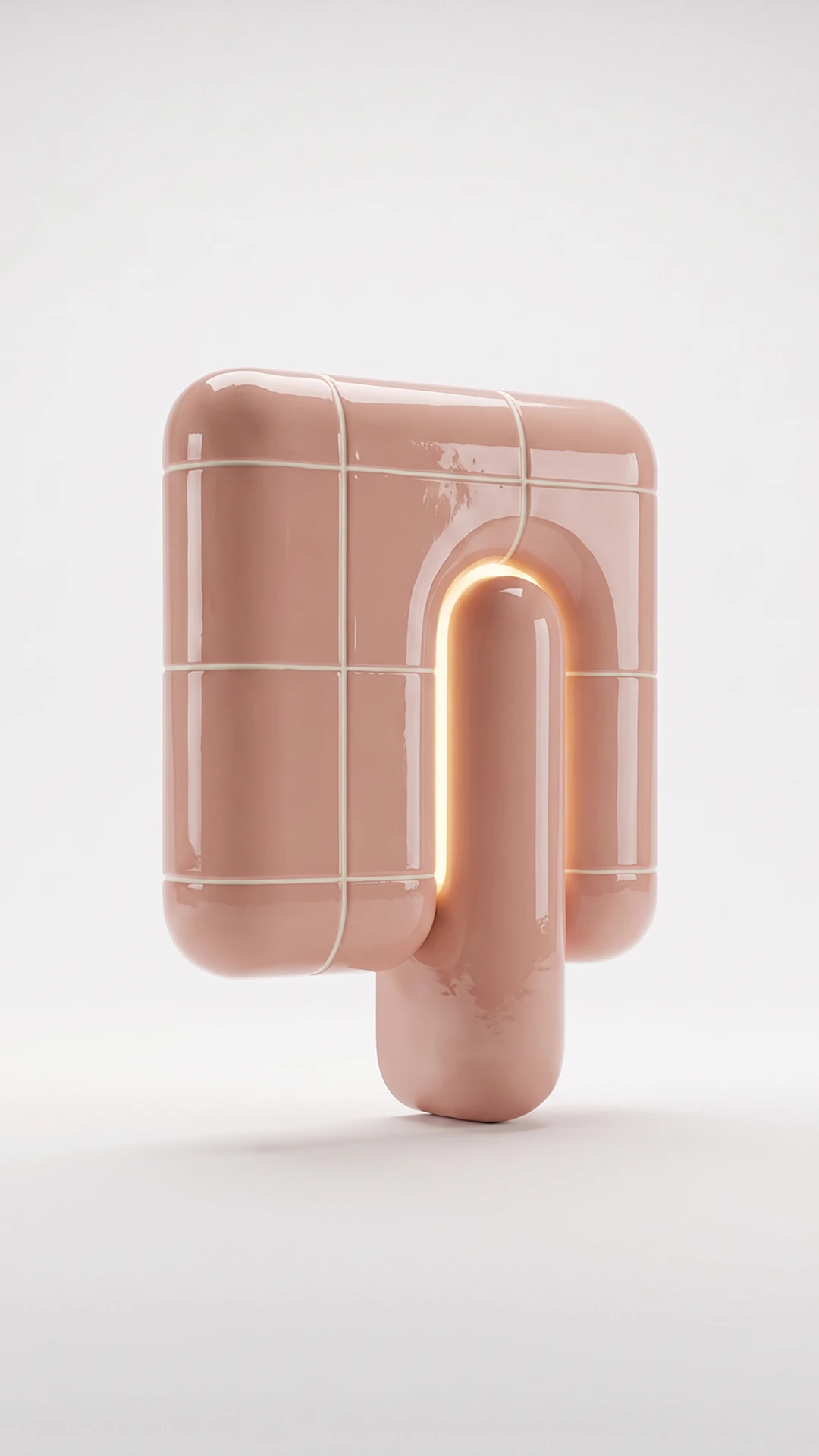 U·013 Wall Lamp in Blush