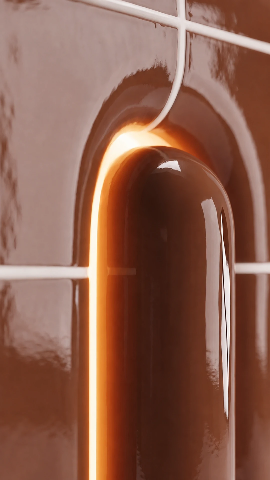 U· Collection gloss and grout, macro