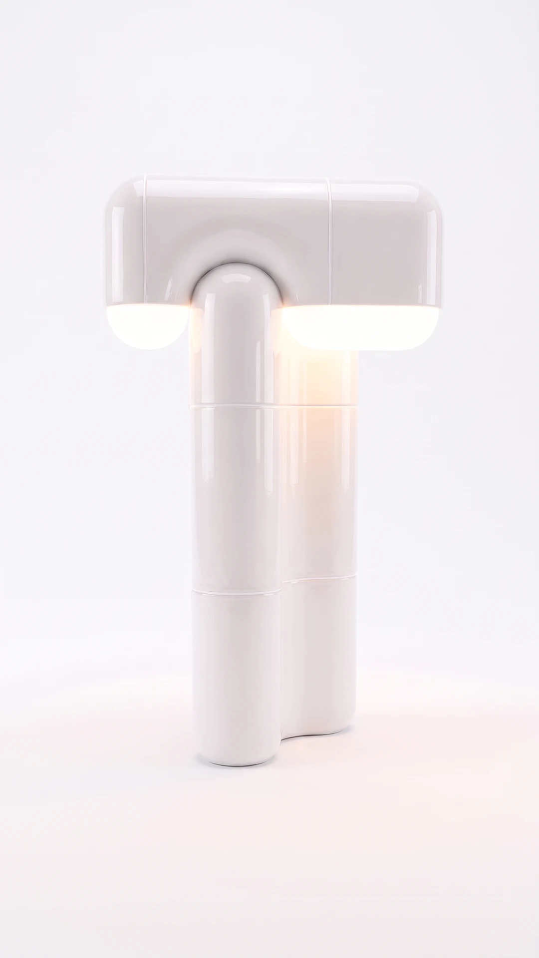 U·016 Table Lamp in Chalk