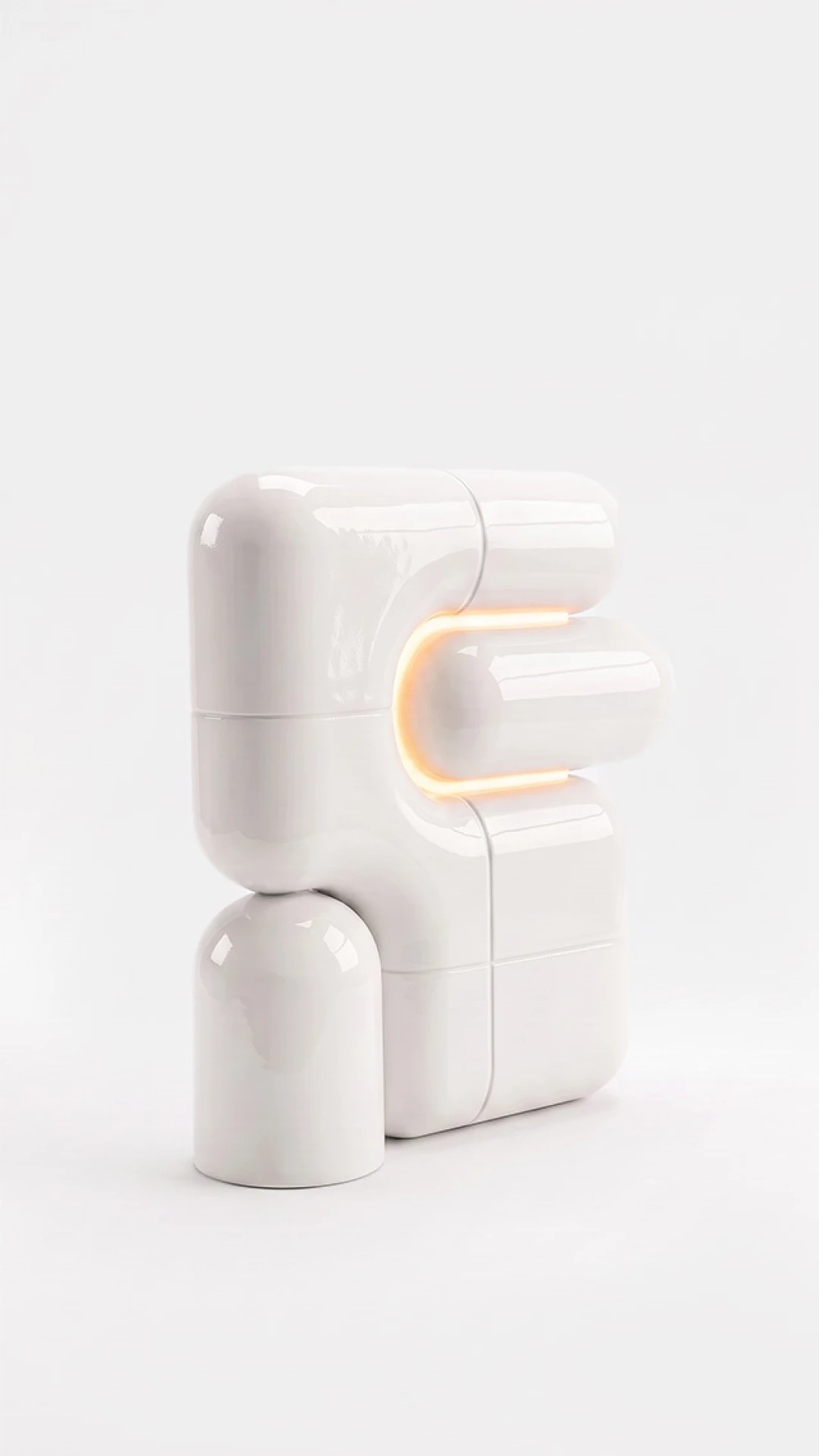 U·021 Ambient Lamp in Chalk