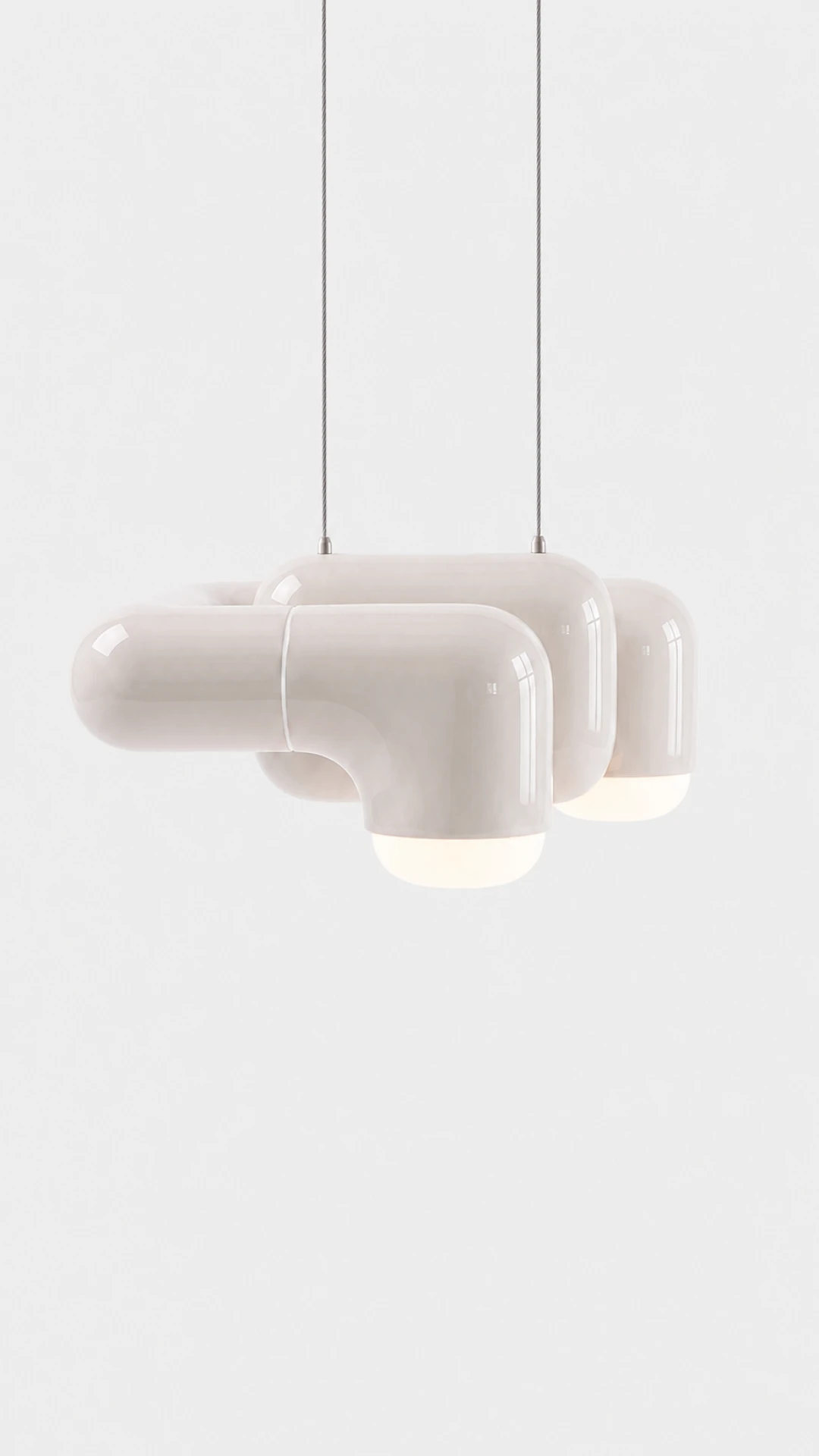 U·048 Pendant in Chalk